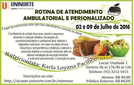 CURSO DE EXTENSÃO MINICURSO Karla Loyana de