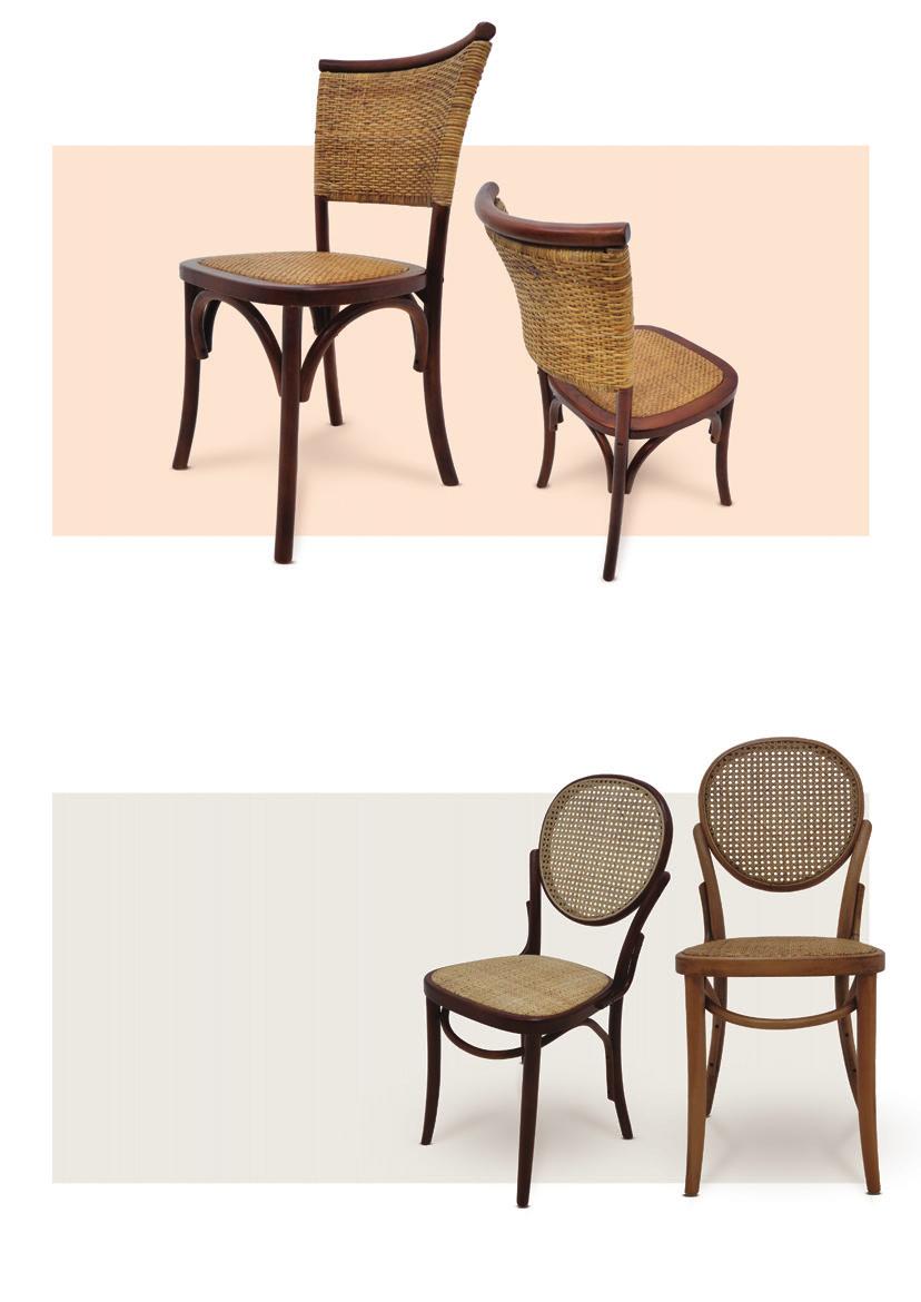 CHR 0010007 NICE Cadeira de madeira (carvalho americano) com o assento e encosto retangular em palha natural trançada/ratan.