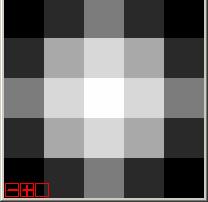 utilizadas máscaras de 5x5 e 7x7 pixels, respectivamente.