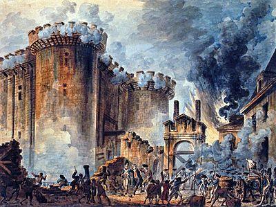 Queda da Bastilha (14 de julho de 1789) Repressão da Assembleia Nacional GEROU Revoltas esaques culminou na Bastilha O povo organizou-se e