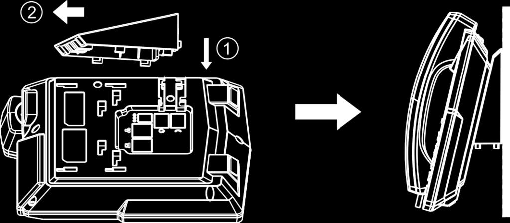 Figure 2 - Wall-mount Installation Please connect power