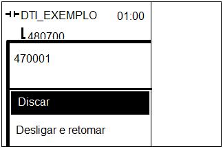 UNIVERSIDADE DE SÃO PAULO Transferência antes do atendimento: Efetua a transferência sem necessidade de esperar pelo atendimento do número destino; Desligar: Encerra a ligação; Captura direcionada: