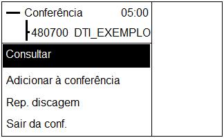 outro número, sem que seja necessário esperar pelo atendimento da mesma; Desligar e retornar: Encerra a chamada com o número ativo e reestabelece a chamada com o número retido. 5.