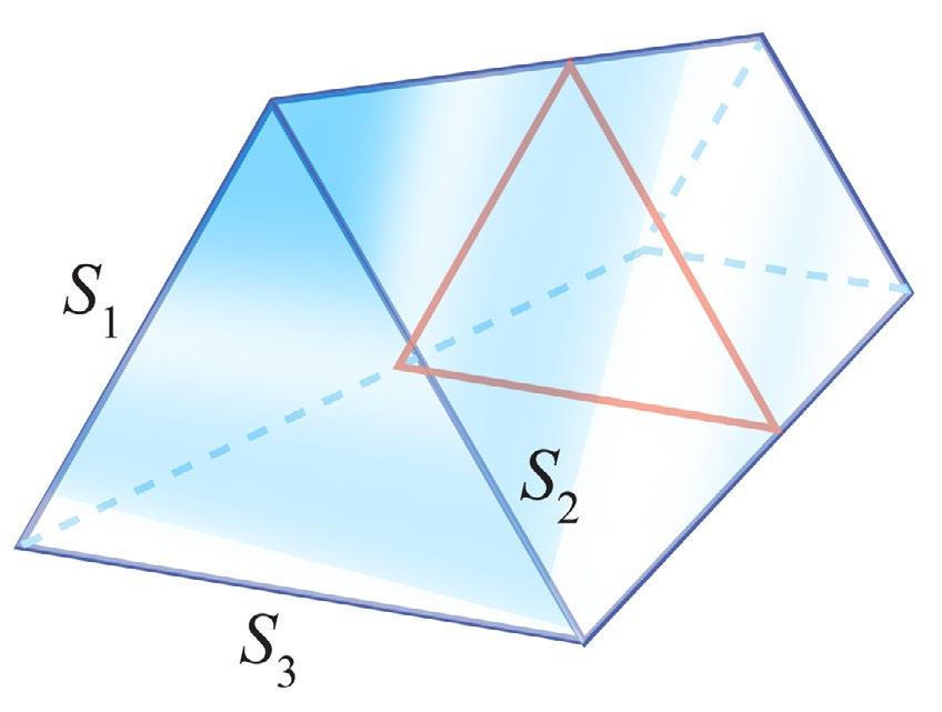 Óptica» Prisma 8 Figura 11 Define-se ainda a seção principal do prisma como a seção por um plano perpendicular às suas faces.