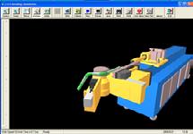 EMR COMPONENTES OPCIOIS Software de Simulação 3 Dimensões com visualização do tubo e da máquina.