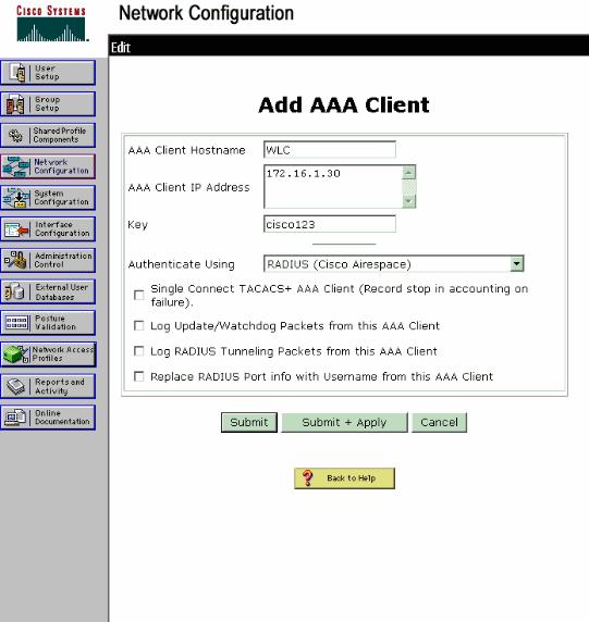 3. Clique a instalação de usuário do ACS GUI, incorpore o username, e o clique adiciona/edita. Neste exemplo o usuário é A1. 4.