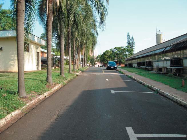 esquerda, local de futura