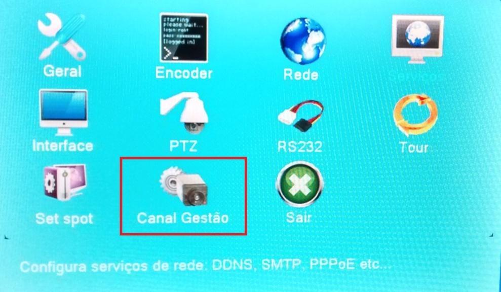 Configurando CVR no modo Hibrido. No equipamento, acesse Menu Principal. Em seguida acesse a opção Sistema.