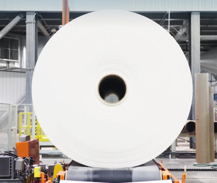 Comparada a máquinas de papel convencionais, a tecnologia ATMOS proporciona uma economia entre 20% e 30% em fibras devido à diminuição da gramatura do papel ou da quantidade de folhas usadas no