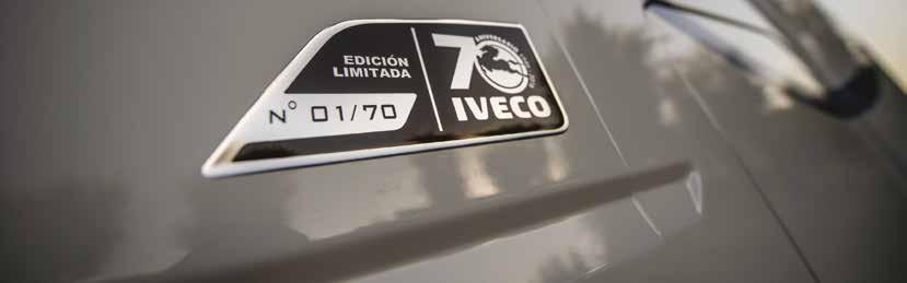 12 70º ANIVERSÁRIO 70 anos depois da história do Pegaso em Espanha começar a ganhar corpo, a Iveco lança uma edição limitada em homenagem à