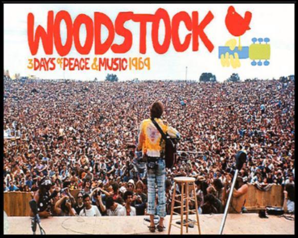 Woodstock: Um Ícone da Contracultura Quando falamos em rock, não podemos deixar de mencionar o maior festival de todos os tempos: o Woodstock.