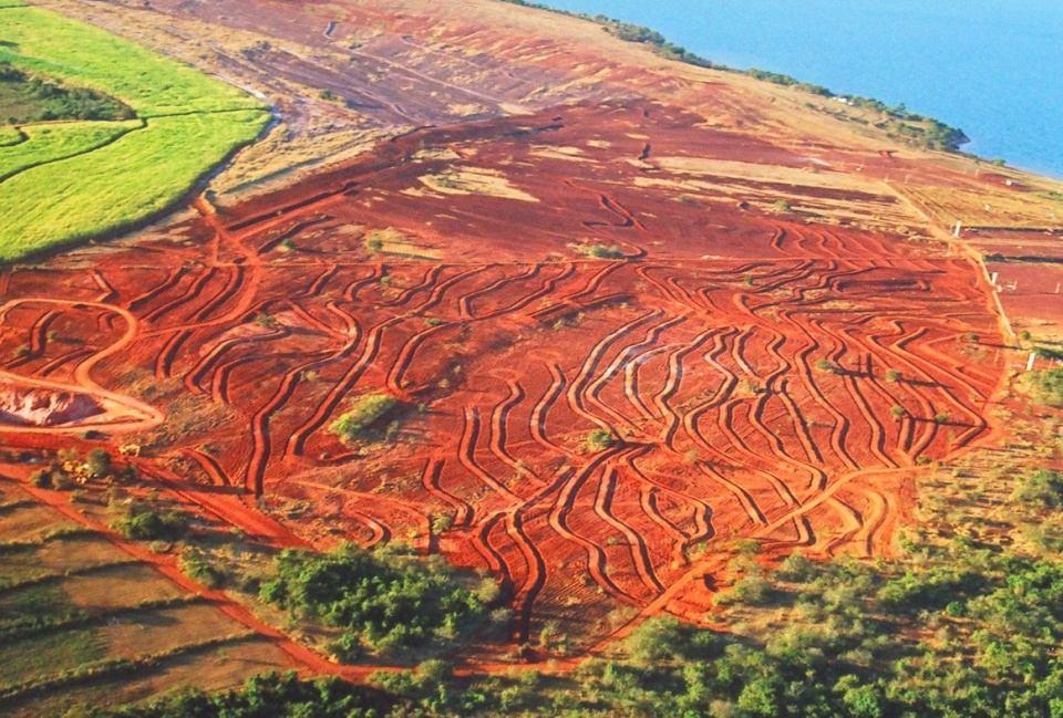 Vista da área que compõe a