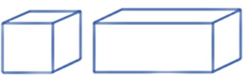 a) Quantas faces tem um cubo? 6 faces b) Qual é a forma geométrica das faces de um cubo?