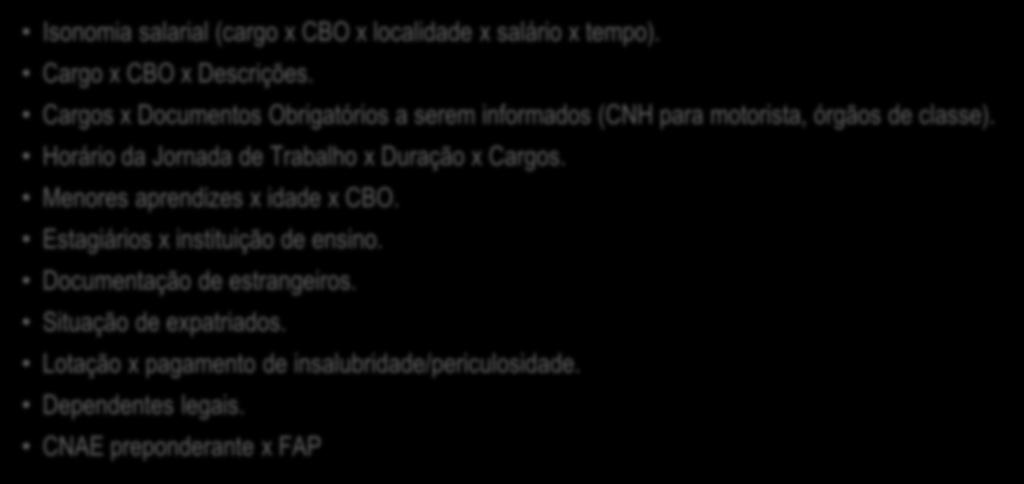 ENTENDIMENTO DO DESAFIO DO ESOCIAL CRUZAMENTO DE INFORMAÇÕES Após a transmissão do esocial, as informações constantes no arquivo poderão ser cruzadas automaticamente, assim como já acontece com a