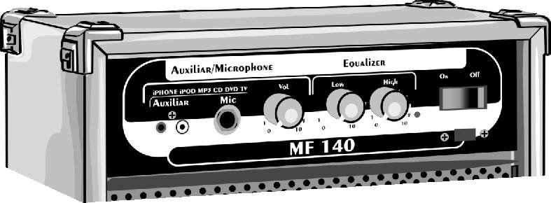 INTRODUÇÃO MF 140 Parabéns por adquirir as caixas amplificadas MF!