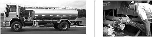 4. A figura 1 mostra um caminhão-tanque que pode ser utilizado no transporte de combustível das refinarias para os postos de combustível.