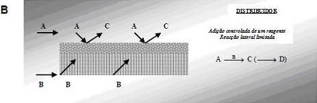 (Fig. 1.3C). Figura 1.3 Três principais funções da membrana, ao nível do reactor, num reactor de membrana (adaptado de [9]).