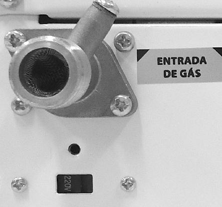 Manual de Instruções de Instalação, Funcionamento e Garantia 3.3- EXAUSTÃO DOS GASES DE COMBUSTÃO -Para a exaustão dos gases de combustão, adequar a instalação à norma NBR 13103.