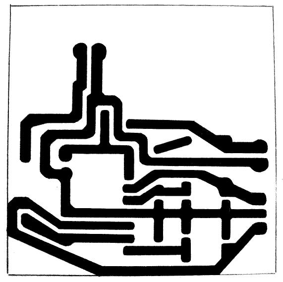 11 - Confecção do circuito impresso O Layout foi elaborado, com base na distribuição