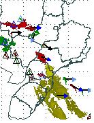 do número de pixels pertencentes a cada SCM, a quantidade de descargas atmosféricas que estão associadas a cada sistema.