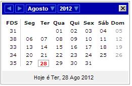 Guia com Encargos Opção disponível para cálculo de boletos após o vencimento, contendo acréscimos