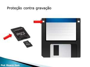 Formatação de disco Existe a necessidade de formatação para utilização de disquetes, esse