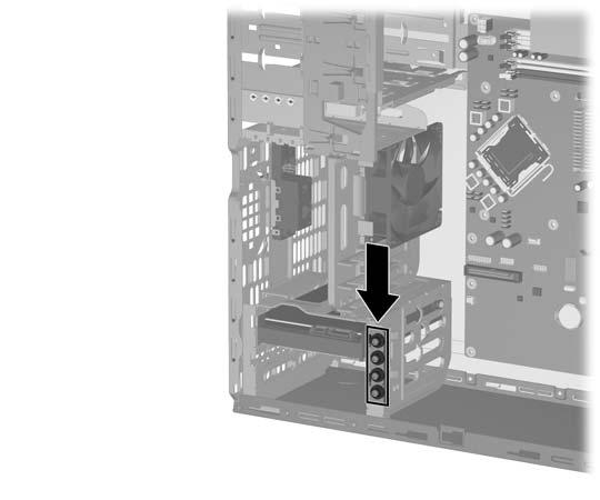 Instalar unidades adicionais O computador suporta até cinco unidades que podem ser instaladas em várias configurações.