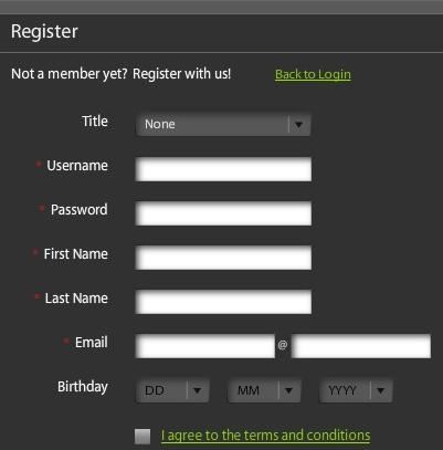 Para se finalizar o registo deve-se preencher os seguintes campos obrigatórios (Figura 2): Username Nome identificativo necessário para quando se fizer o login Password Palavra passe, necessária para