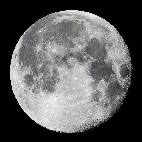 Será capaz de ver as crateras na superfície da Lua e outras características como os Mares. A Lua é um objeto muito brilhante.