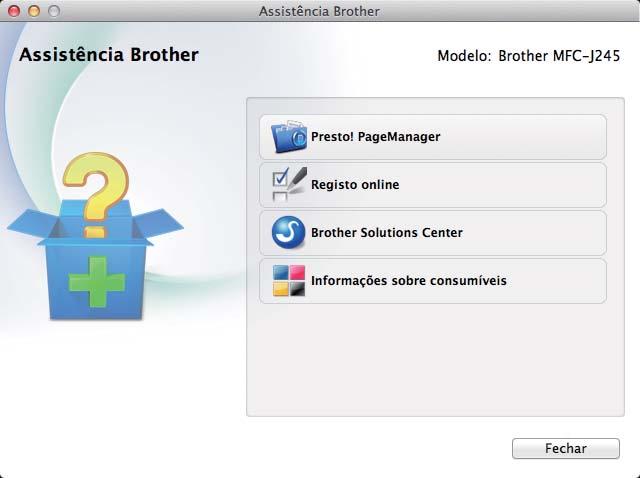 USB Mintosh 9 Trnsferir e instlr o Presto! PgeMnger Qundo instl o Presto! PgeMnger, funionlidde OCR é diiond o Brother ControlCenter2. Com o Presto!