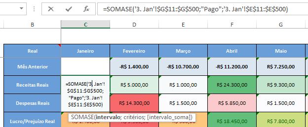 Onde: intervalo: É o intervalo de células onde será feita a análise dos dados. Aqui você deve ter a lista onde vai mandar o Excel procurar o seu critério.