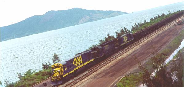 Em ferrovias de carga, o Brasil é o sétimo país do mundo, entre Ucrânia e Cazaquistão Grande