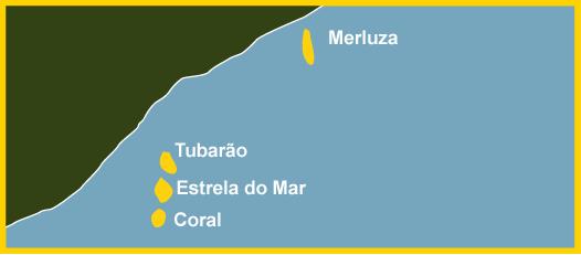 Campos Bacia de Santos Produção de Óleo: 345.071 bpd Rec.