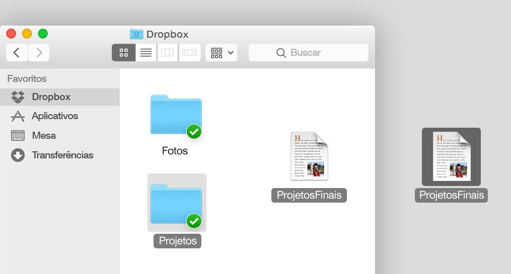 1 Mantenha seus arquivos em segurança O Dropbox permite que você salve fotos, documentos, vídeos e outros arquivos em um