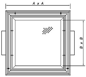 Difusor de tecto para caudal de ar variável, concebido para manter o efeito tecto ou Coanda, mesmo com caudais de ar primário reduzidos a 80% do caudal nominal.