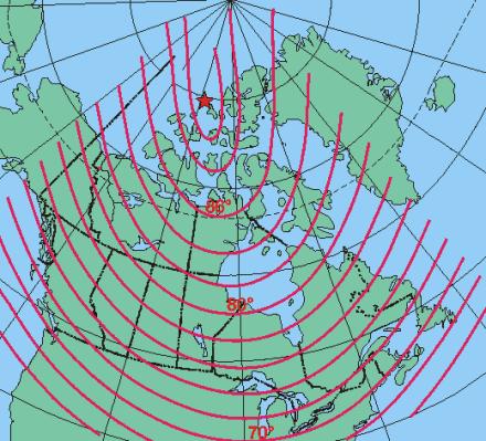 Então o pólo norte da agulha aponta para uma direção próxima ao pólo norte geográfico. Não se perca no meio do mato!