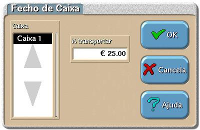 Ficheiros Para efectuar o fecho de caixa terá de ter todas as sessões de empregados fechadas e consequentemente todas as mesas fechadas também.