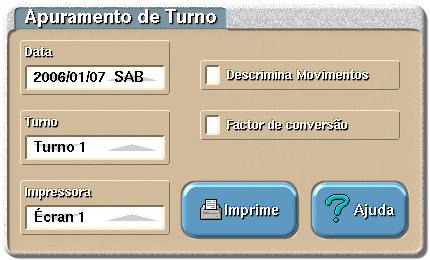 Ficheiros Factores de conversão Definir se devem ou não ser impressos os totais parciais com os factores de conversão dos métodos de pagamento. 7.9.3.