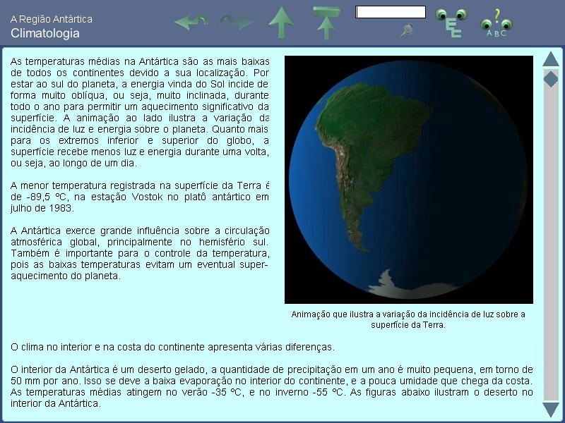 61 Nodo Climatologia A figura 3.19 exibe uma imagem do nodo. Figura 3.19 Imagem do nodo Climatologia da Antártica.