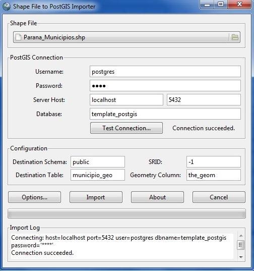 63 TerraView, assim como suas tabelas padrões, para que os dados possam ser visualizados e manipulados corretamente no TerraView.