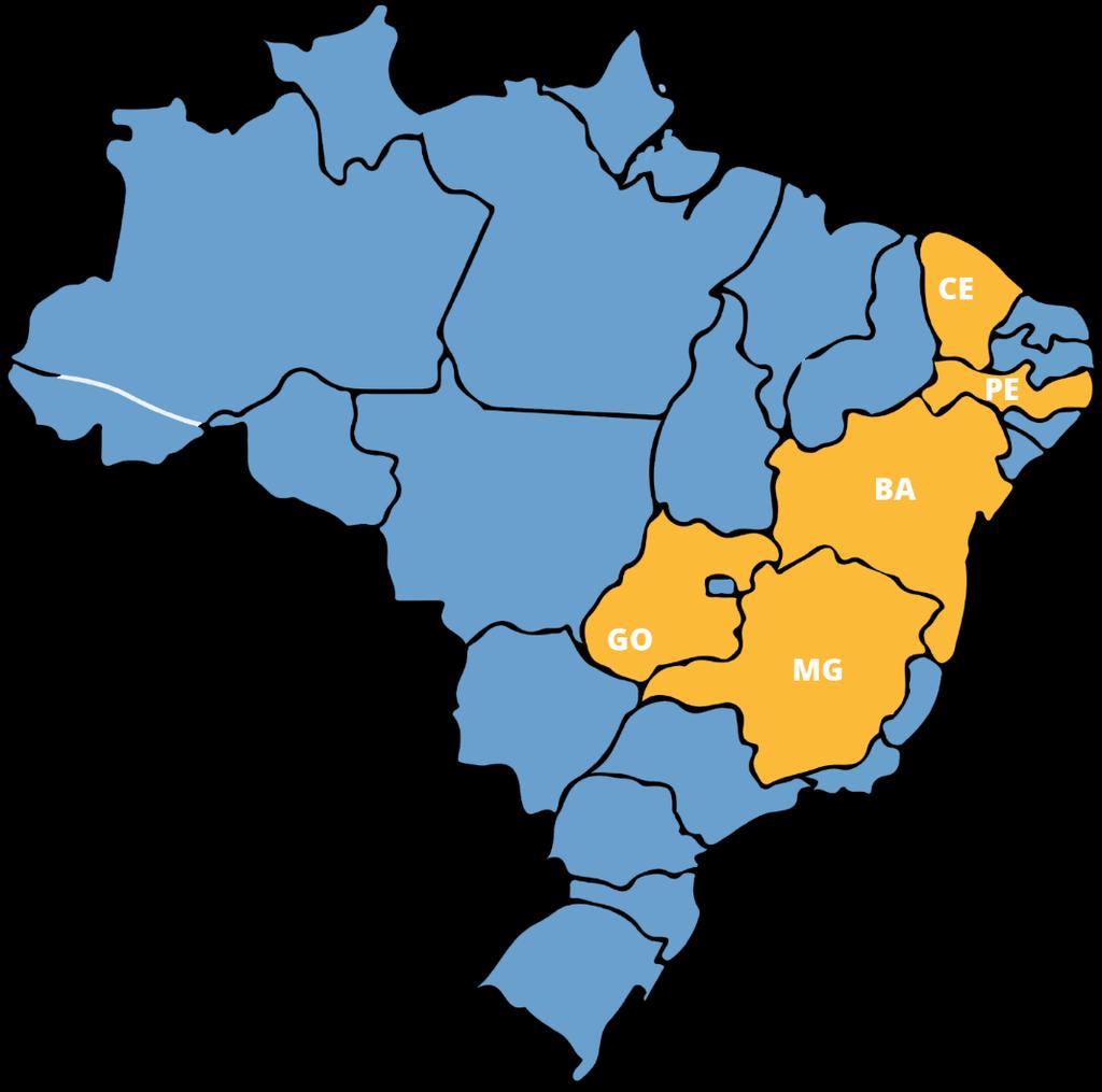 utilizando-se da infraestrutura da CEMIG. Recentemente expandiu sua presença para o Nordeste e Centro-Oeste do país.