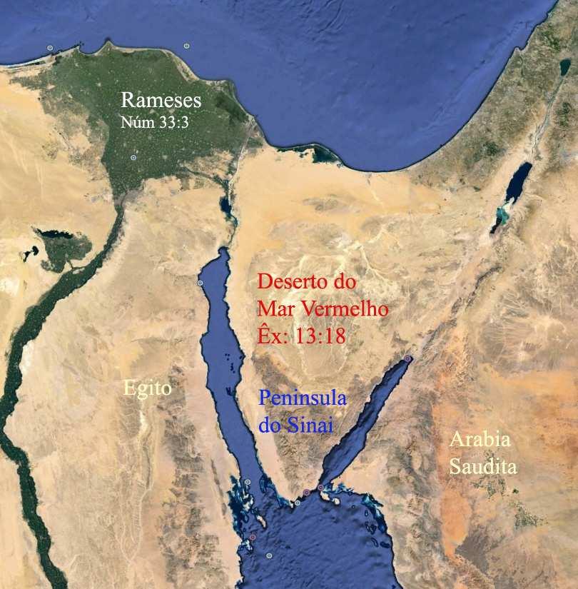 Deus Revela o Êxodo do Egito e a Travessia do Mar Vermelho para Ron Wyatt Ron Wyatt: O Êxodo e a Travessia do Mar Vermelho Aqui está o mapa da região onde tudo acontecerá!