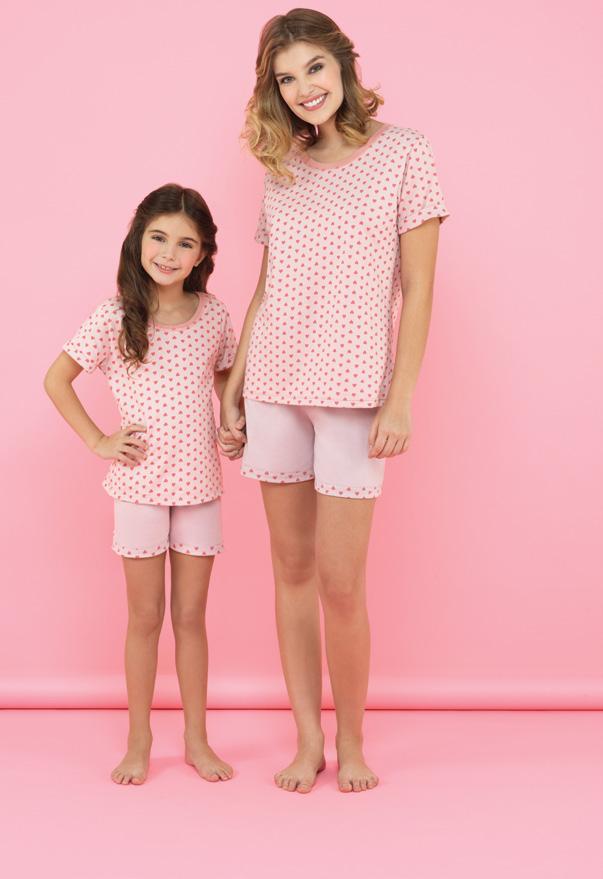 nina mãe e filha filha 22231-001 mãe 24245-001 short doll estampado Mãe e filha cód.