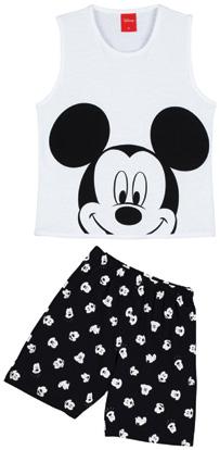 PIJAMA REGATA MICKEY FILHO 23086-001 SHORT DOLL MICKEY MÃE 25000-001