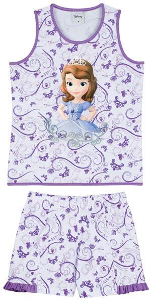 21240-001 SHORT DOLL PRINCESA SOFIA 1120 BRANCO Tamanhos-sizes-talles: