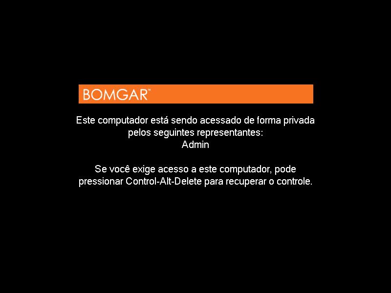 Ecrã de privacidade Caso necessite de trabalhar em privado no computador remoto, pode activar um ecrã de privacidade para que o utilizador remoto ou outras