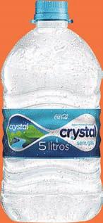 CRYSTAL sem gás, 5 litros CERVEJA ITAIPAVA