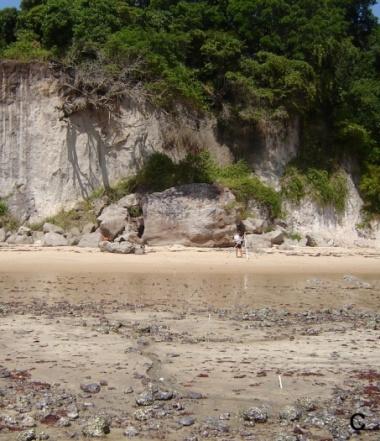 Analisando as fotos em conjunto, percebemos uma tendência ao equilíbrio, ou seja, uma tendência da praia permanecer no mesmo estado, apesar de passar por processos erosivos e deposicionais.