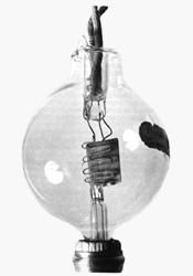 Parte d dagrama para btençã da patente d prmer detectr em f a uar uma álula termônca, pr Flemng, em 1904, 14 an apó eu prmer experment cm a álula. Dd a álula - peraçã http://chem.ch.huj.ac.