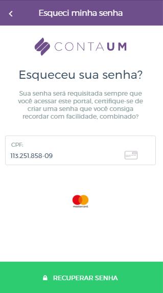 Recuperar senha do aplicativo Caso tenha esquecido sua senha, no